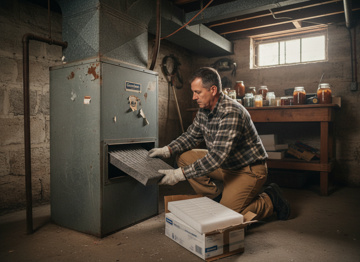 How to Replace a Furnace Filter in Older Ohio Homes