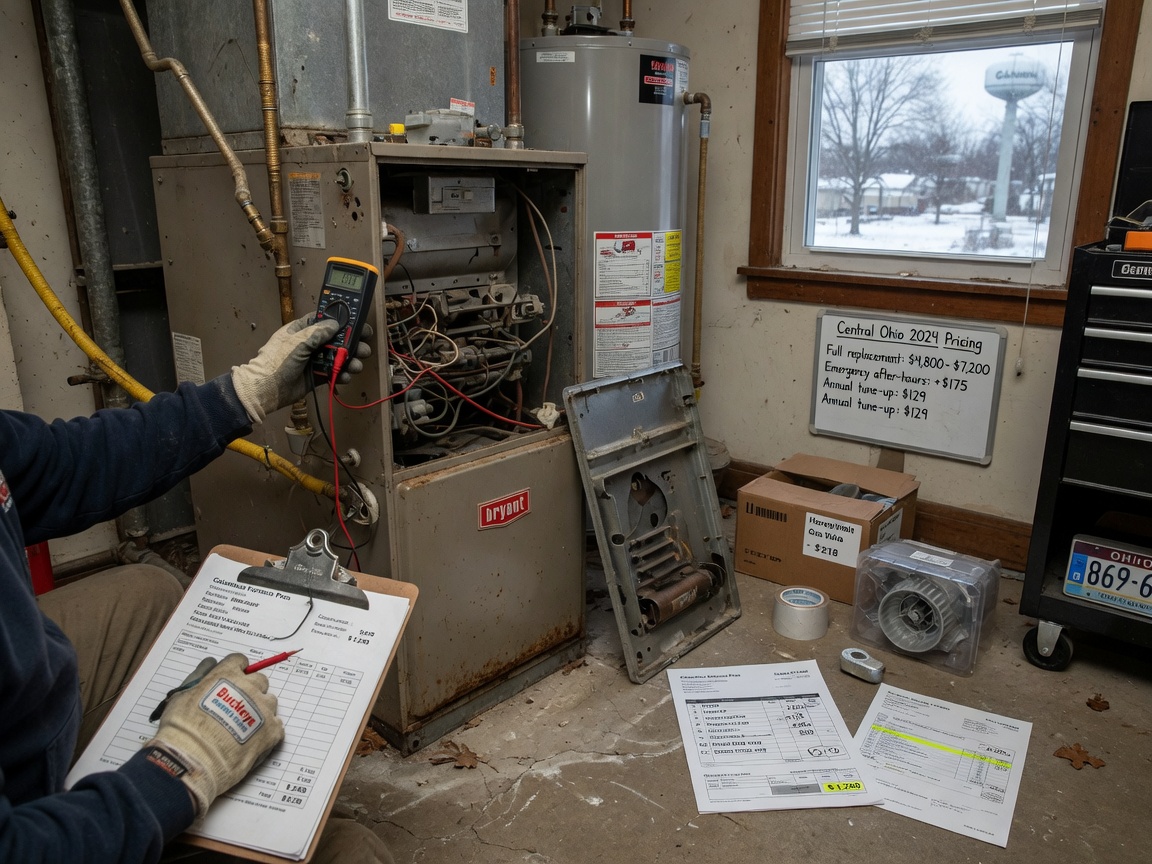 What Furnace Repair Typically Costs in Central Ohio